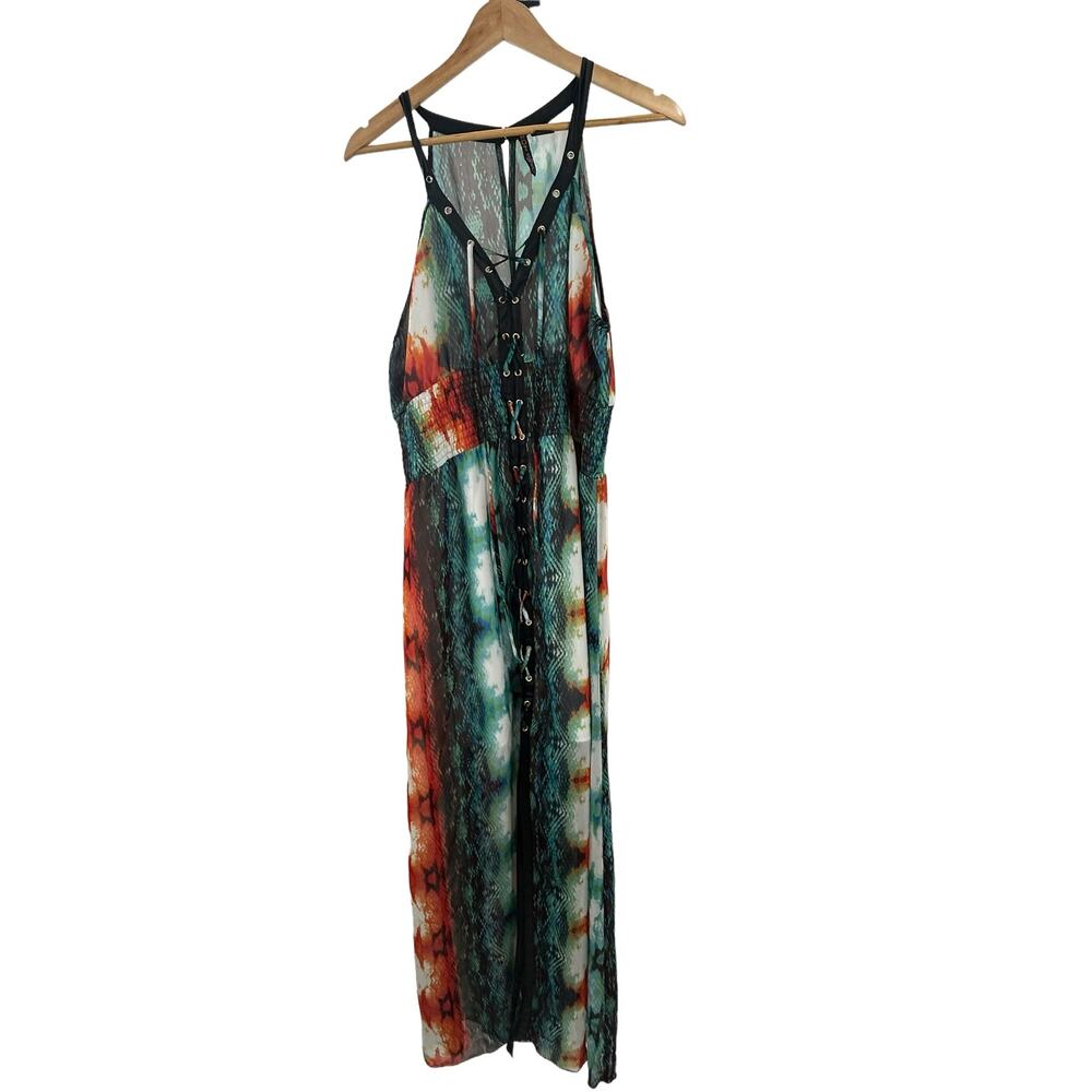 Hot Swag Long Maxi Sundress size XLarge Summer bright color‎